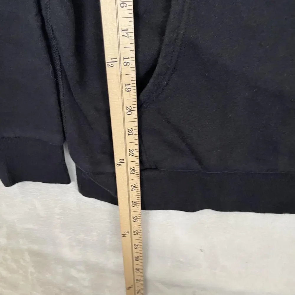 Hurley Hoodie Mens Medium Black Fleece Pullover Sweatshirt Surf Retro Y2K